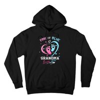 Pink Or Blue Grandma Loves You Gender Reveal Baby Gifts Mom Hoodie