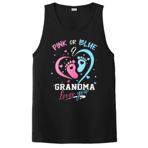 Pink Or Blue Grandma Loves You Gender Reveal Baby Gifts Mom PosiCharge Competitor Tank