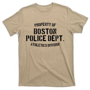 Property Of Boston Rizzoli Athletics Division Police Department Dept Wlw Isles C T-Shirt