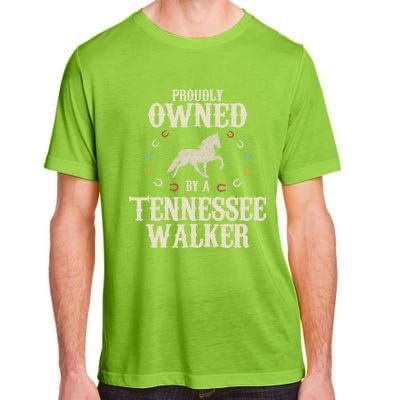 Proudly Owned By A Horse Father Mother Tennessee Walker Cool Gift Adult ChromaSoft Performance T-Shirt