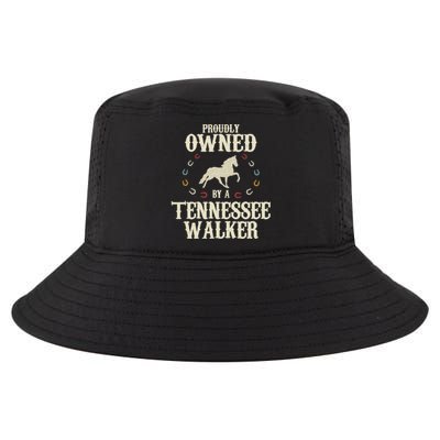 Proudly Owned By A Horse Father Mother Tennessee Walker Cool Gift Cool Comfort Performance Bucket Hat