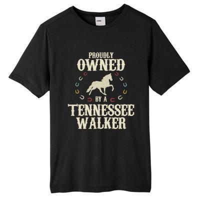 Proudly Owned By A Horse Father Mother Tennessee Walker Cool Gift Tall Fusion ChromaSoft Performance T-Shirt