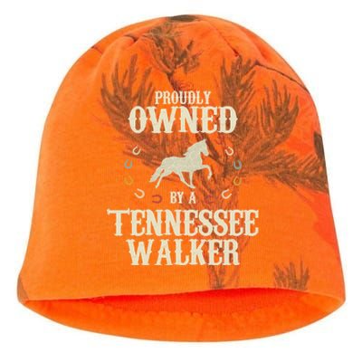 Proudly Owned By A Horse Father Mother Tennessee Walker Cool Gift Kati - Camo Knit Beanie