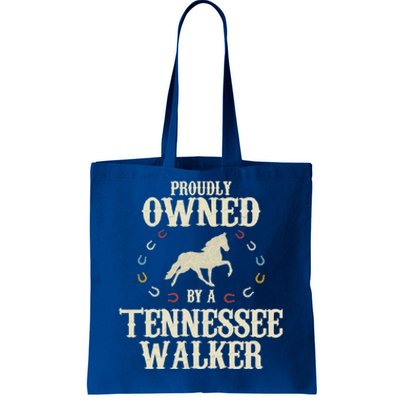 Proudly Owned By A Horse Father Mother Tennessee Walker Cool Gift Tote Bag