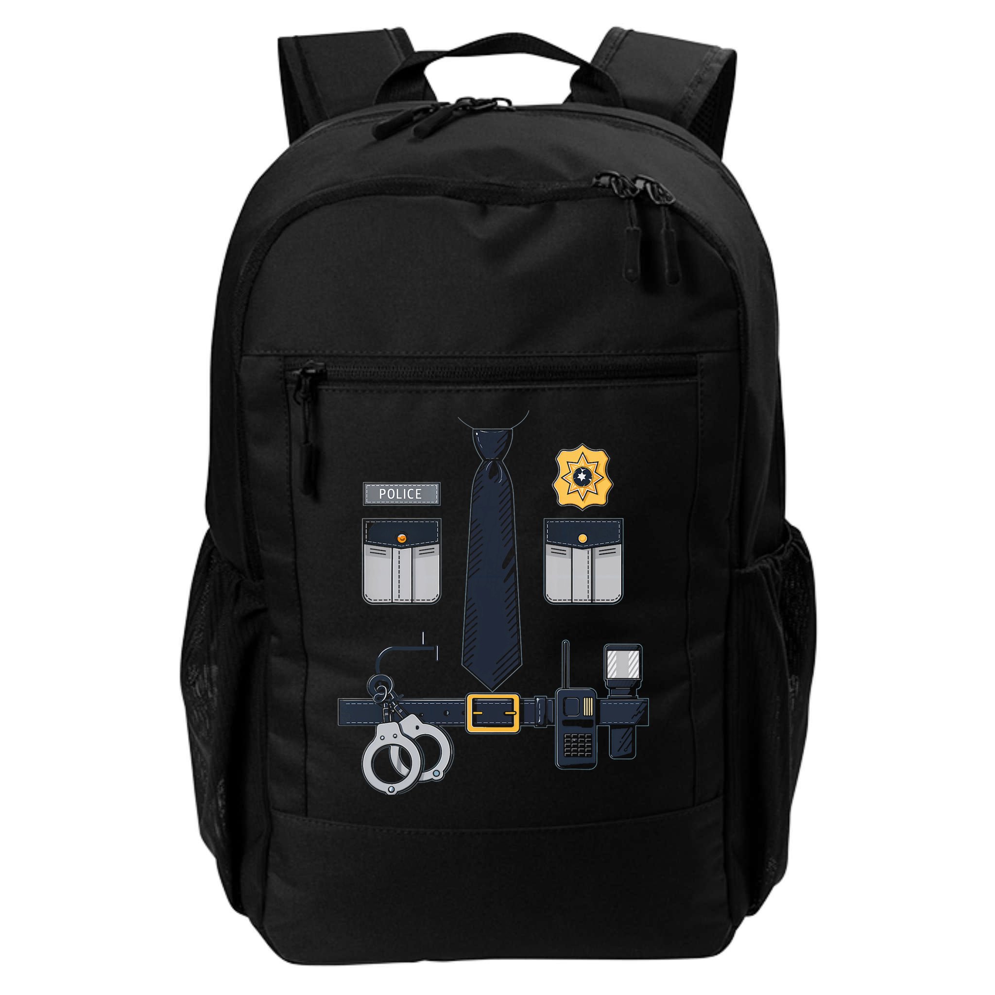 Police Officer Costume Police Badge Cop Halloween Backpack