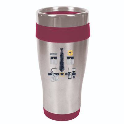 Police Officer Costume Police Badge Cop Halloween 16oz Travel Tumbler