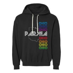 Parma Ohio City Oh Souvenir Garment-Dyed Fleece Hoodie