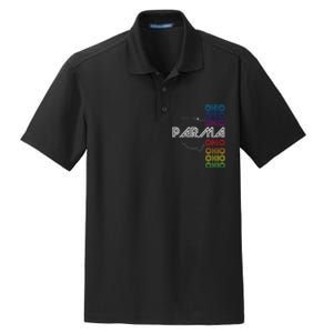 Parma Ohio City Oh Souvenir Dry Zone Grid Polo