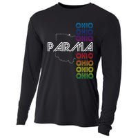 Parma Ohio City Oh Souvenir Cooling Performance Long Sleeve Crew