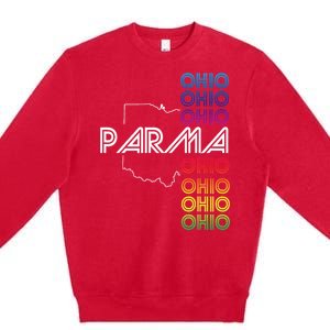 Parma Ohio City Oh Souvenir Premium Crewneck Sweatshirt