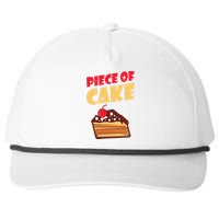 Piece Of Cake Snack Baking Cake Snapback Five-Panel Rope Hat