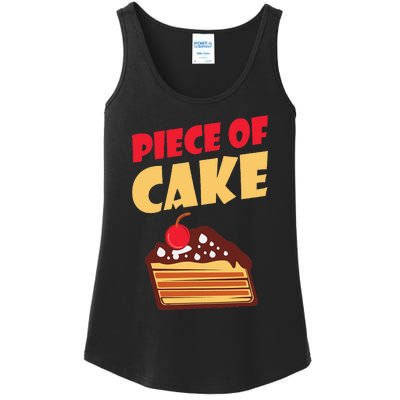 Piece Of Cake Snack Baking Cake Ladies Essential Tank