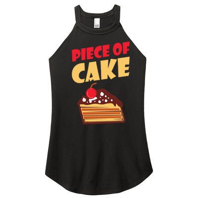 Piece Of Cake Snack Baking Cake Women’s Perfect Tri Rocker Tank