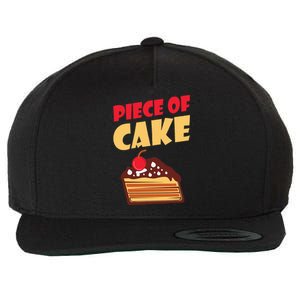 Piece Of Cake Snack Baking Cake Wool Snapback Cap