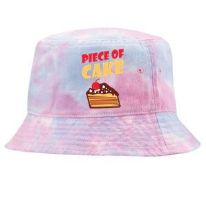 Piece Of Cake Snack Baking Cake Tie-Dyed Bucket Hat