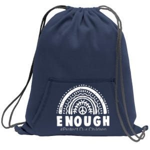 Protect Our Children End Gun Violence Awareness We Wear Orange Sweatshirt Cinch Pack Bag