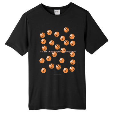 Pickleball Orange Camouflauge Shirt! Tall Fusion ChromaSoft Performance T-Shirt