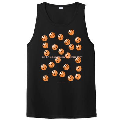 Pickleball Orange Camouflauge Shirt! PosiCharge Competitor Tank