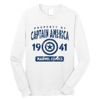 Property Of C.Aptain America Collegiate Long Sleeve Shirt