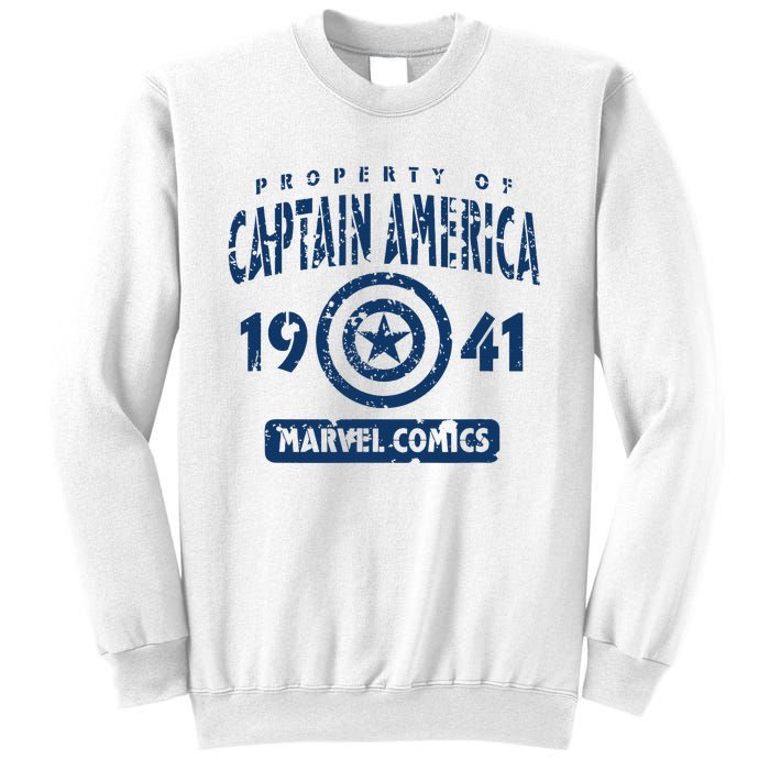 Property Of C.Aptain America Collegiate Sweatshirt