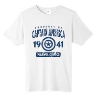 Property Of C.Aptain America Collegiate Tall Fusion ChromaSoft Performance T-Shirt