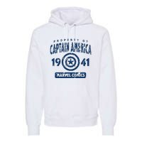 Property Of C.Aptain America Collegiate Premium Hoodie