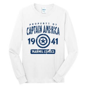 Property Of C.Aptain America Collegiate Tall Long Sleeve T-Shirt