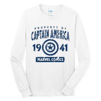 Property Of C.Aptain America Collegiate Tall Long Sleeve T-Shirt