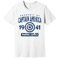 Property Of C.Aptain America Collegiate Premium T-Shirt