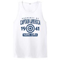 Property Of C.Aptain America Collegiate PosiCharge Competitor Tank