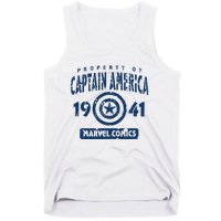 Property Of C.Aptain America Collegiate Tank Top