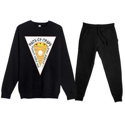 Piece Of Crepe Merch Premium Crewneck Sweatsuit Set