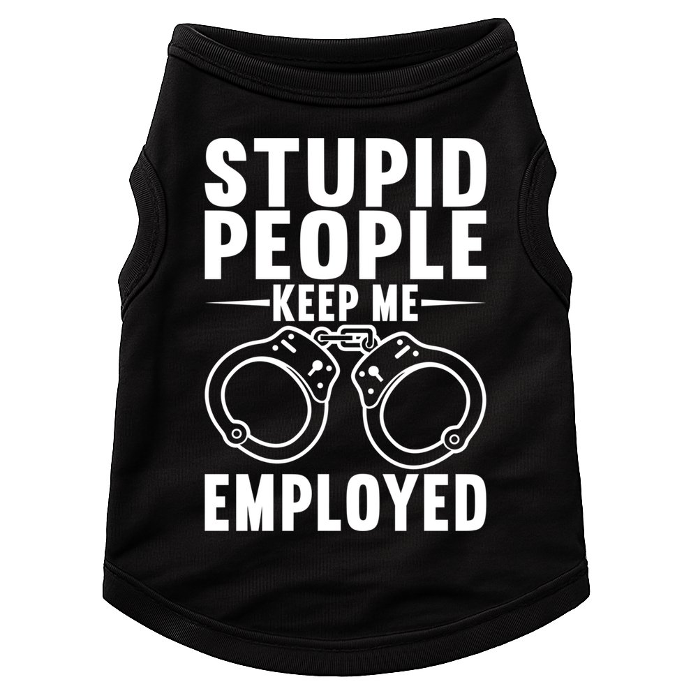 Police Officer Cop Police Policeman Gift Doggie Tank