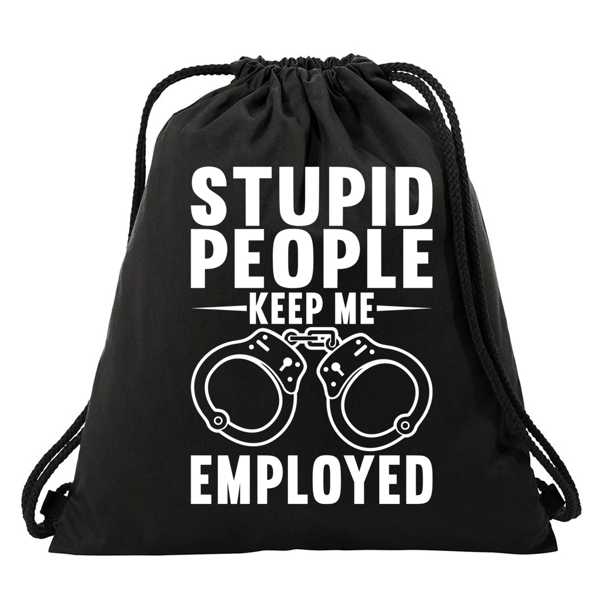 Police Officer Cop Police Policeman Gift Drawstring Bag