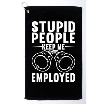 Police Officer Cop Police Policeman Gift Golf Towel