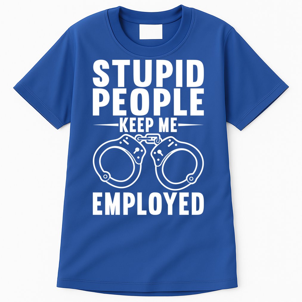 Police Officer Cop Police Policeman Gift Tall T-Shirt