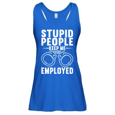 Police Officer Cop Police Policeman Gift Ladies Essential Flowy Tank