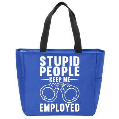 Police Officer Cop Police Policeman Gift Zip Tote Bag