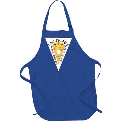 Piece Of Crepe Merch Full-Length Apron With Pockets