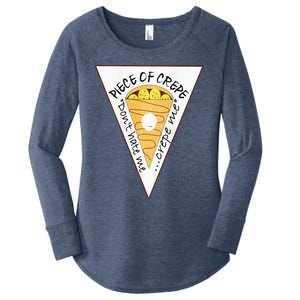 Piece Of Crepe Merch Women's Perfect Tri Tunic Long Sleeve Shirt