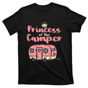 Princess Of Camper Cute Camping Van Trailer RV T-Shirt