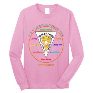 Piece Of Crepe Merch Raglan Baseball Long Sleeve Shirt