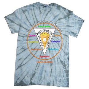 Piece Of Crepe Merch Raglan Baseball Tie-Dye T-Shirt