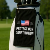 Protect Our Constitution Golf Towel