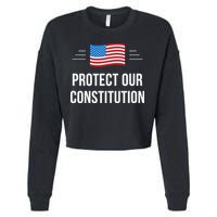 Protect Our Constitution Cropped Pullover Crew
