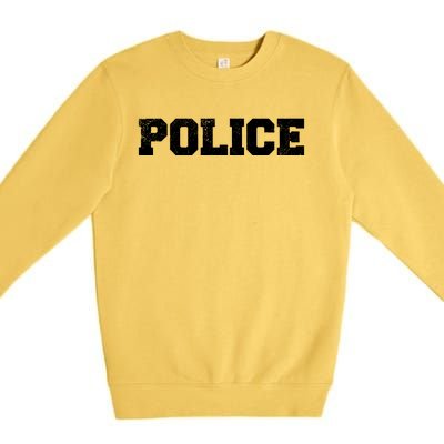 Police Officer Costume Apparel Swat Team Premium Crewneck Sweatshirt