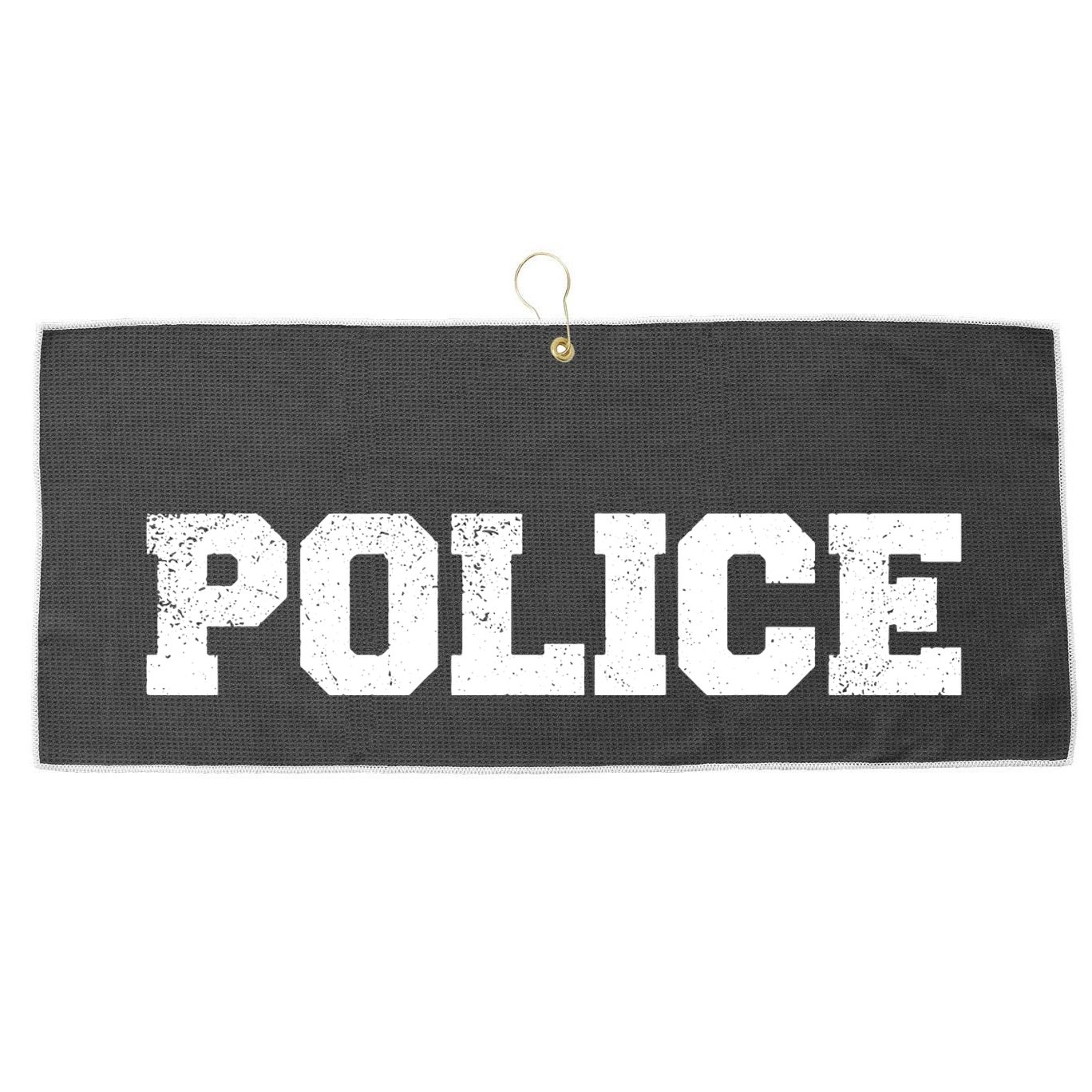 Police Officer Costume Apparel Swat Team Large Microfiber Waffle Golf Towel