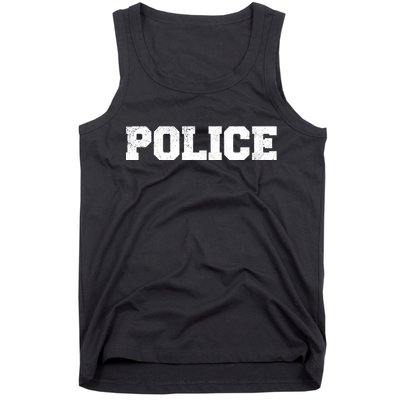 Police Officer Costume Apparel Swat Team Tank Top