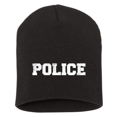 Police Officer Costume Apparel Swat Team Short Acrylic Beanie