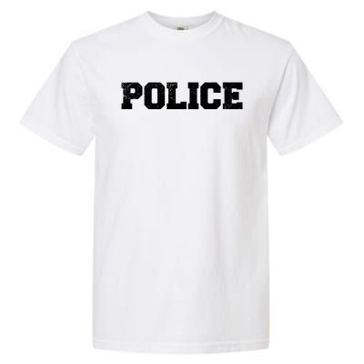 Police Officer Costume Apparel Swat Team Garment-Dyed Heavyweight T-Shirt